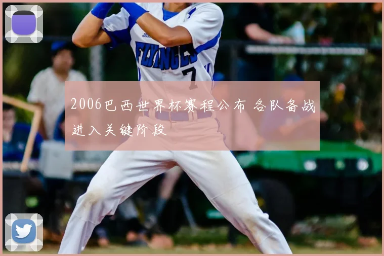 2006巴西世界杯赛程公布 各队备战进入关键阶段